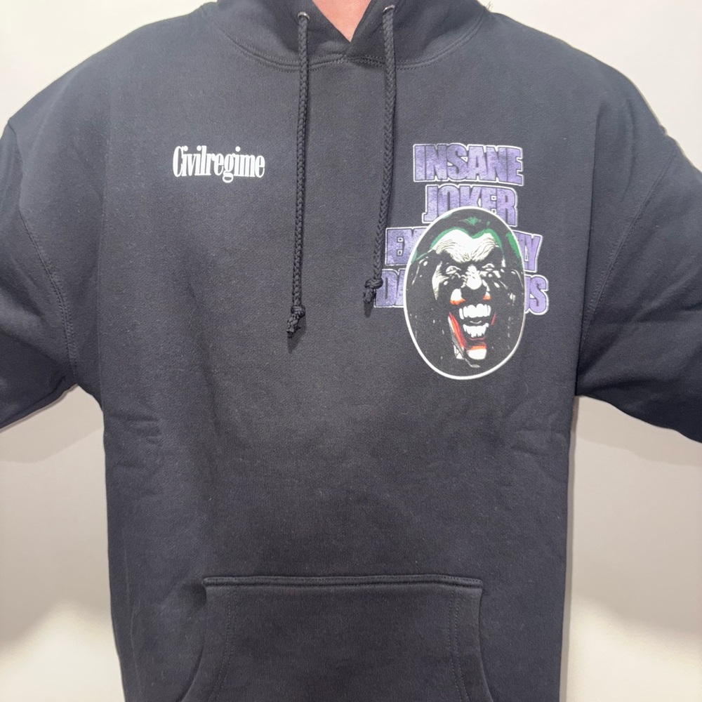 Civil Regime x Joker Hoodie Men’s XL NWT